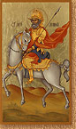 Saint Menas (Minas) on Horse