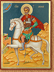 Saint Menas (Minas) on Horse