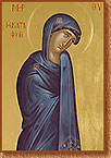 Св. Богородица Катафиги (Убежище) и Св. Йоан Богослов (фрагмент)